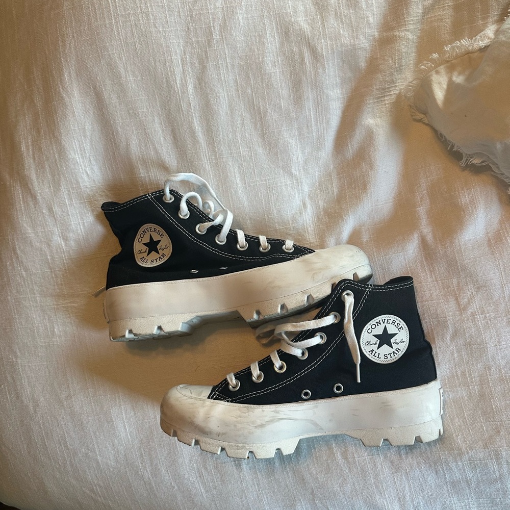 Black Platform Converse - image 1